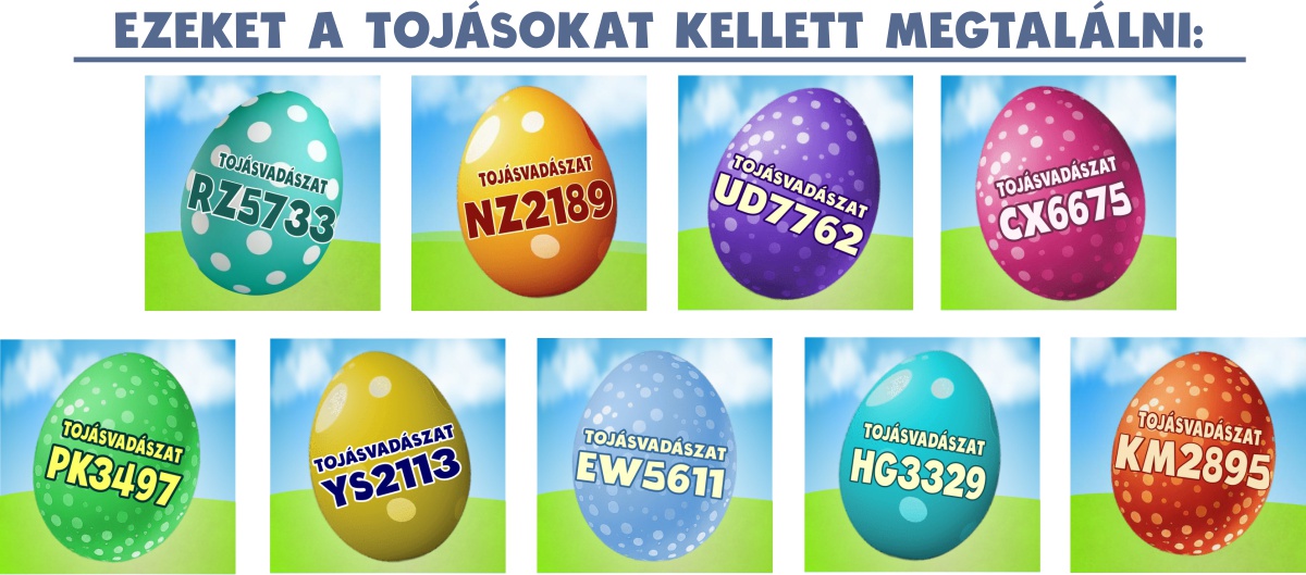 Annuncio dei vincitori del concorso di caccia alle uova di Pasqua