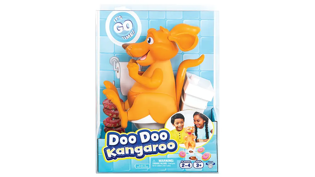 Il vincitore del concorso Moose Doo Doo Kangaroo ha svolto i suoi compiti di pulizia