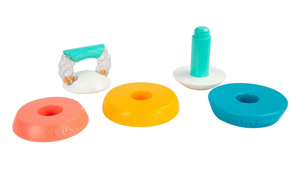 TOMY Bebé Forte Impilatore e Contatore Kettlebell Allena la Mente e il Corpo dei Bambini