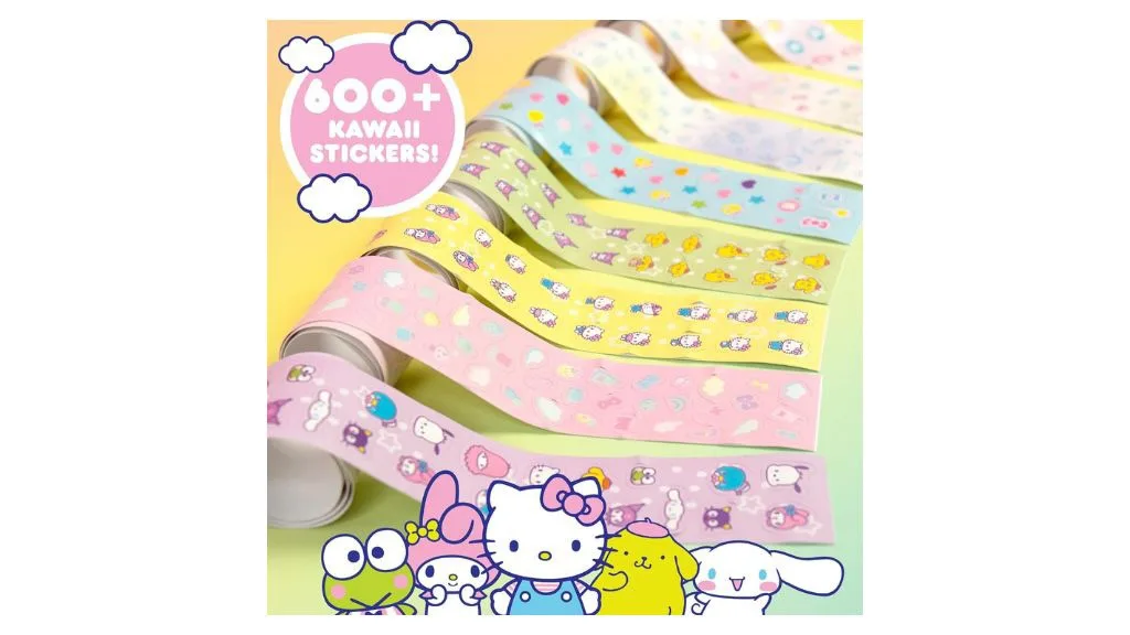 Questo set per nail art Hello Kitty scintillante rende magici le manicure