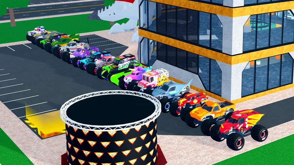La nuova esperienza Monster Jam permette ai bambini di organizzare gare di monster truck nel gioco Roblox