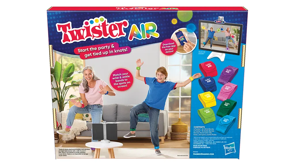 Il più recente Twister di Hasbro rinnova il classico di famiglia con una svolta moderna