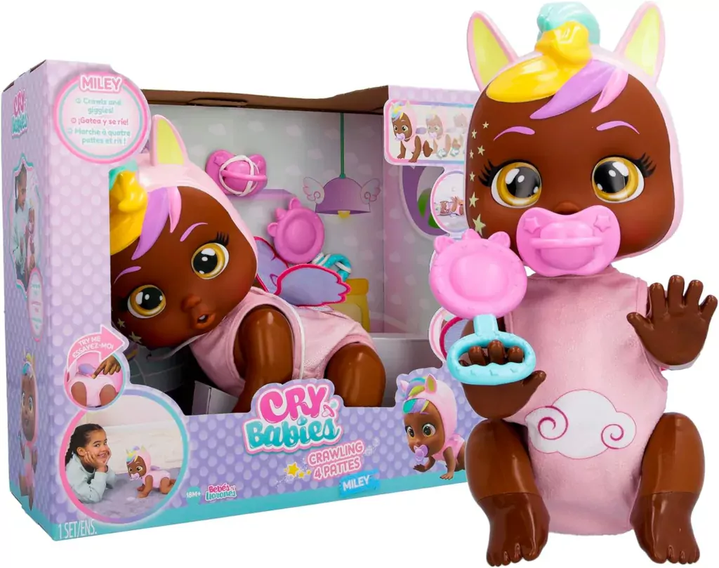 Divertite i bambini con le bambole arrampicatrici interattive Cry Babies.