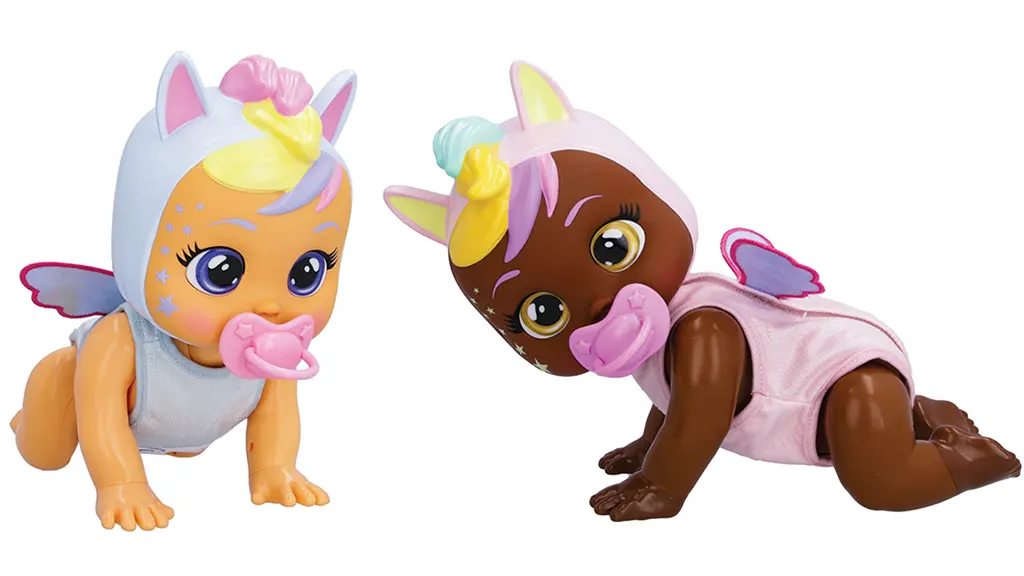 Divertite i bambini con le bambole arrampicatrici interattive Cry Babies.