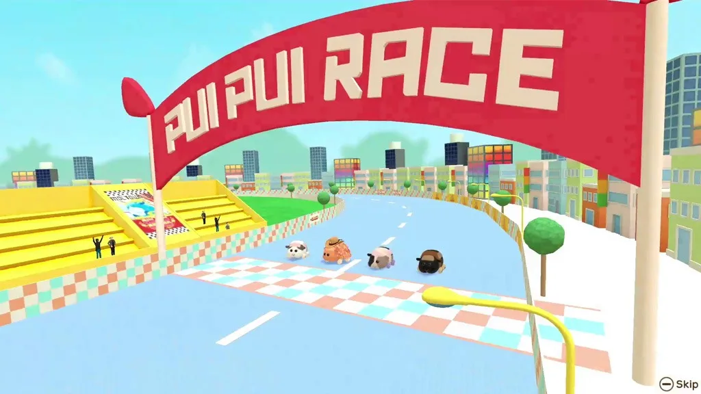 Gioca a minigiochi con i porcellini d'India in Pui Pui Molcar Let's! Molcar Party!
