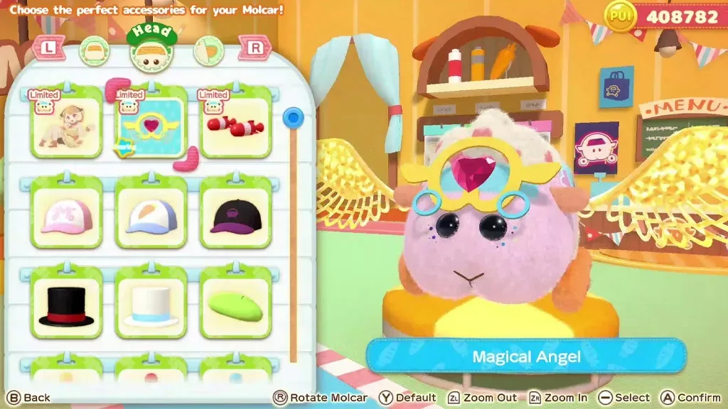 Gioca a minigiochi con i porcellini d'India in Pui Pui Molcar Let's! Molcar Party!