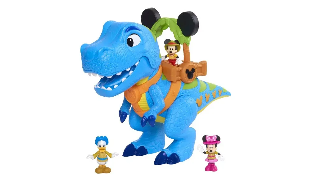 Parti per un'avventura intrisa di Disney con il Mickey Zúgó Safari Dinosauro