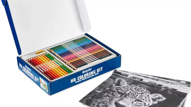 Crayola unisce fotografia e colorazione con il nuovo set di colorazione HD.