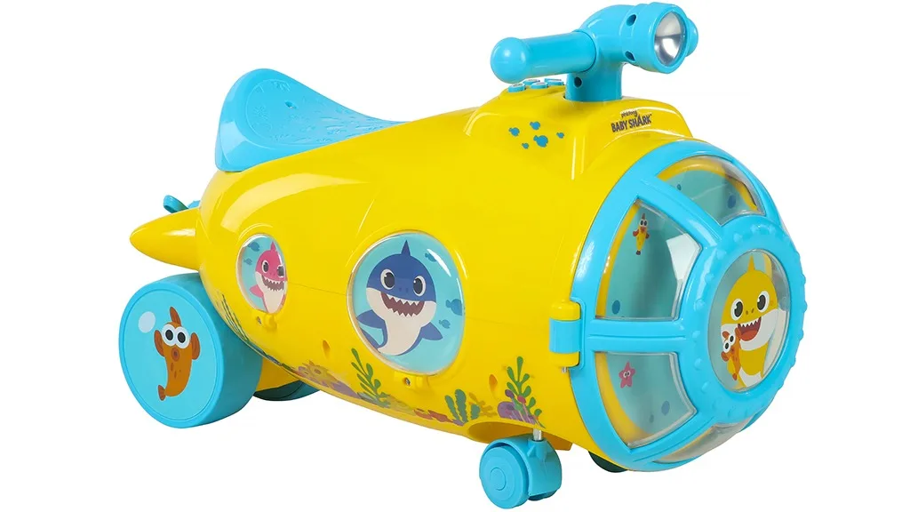 I bambini possono scatenarsi con l'auto giocattolo Dynacraft Baby Shark