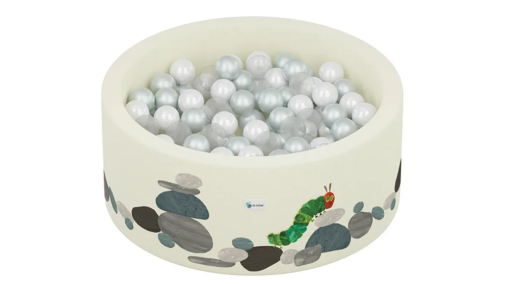 I bambini si divertiranno molto nella Piscina di Palline de Il Piccolo Bruco Goloso