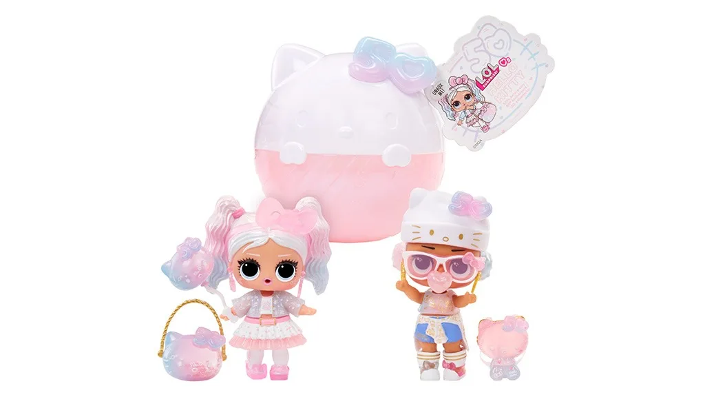 Queste L.O.L. Surprise! Tots celebrano il 50° anniversario di Hello Kitty.