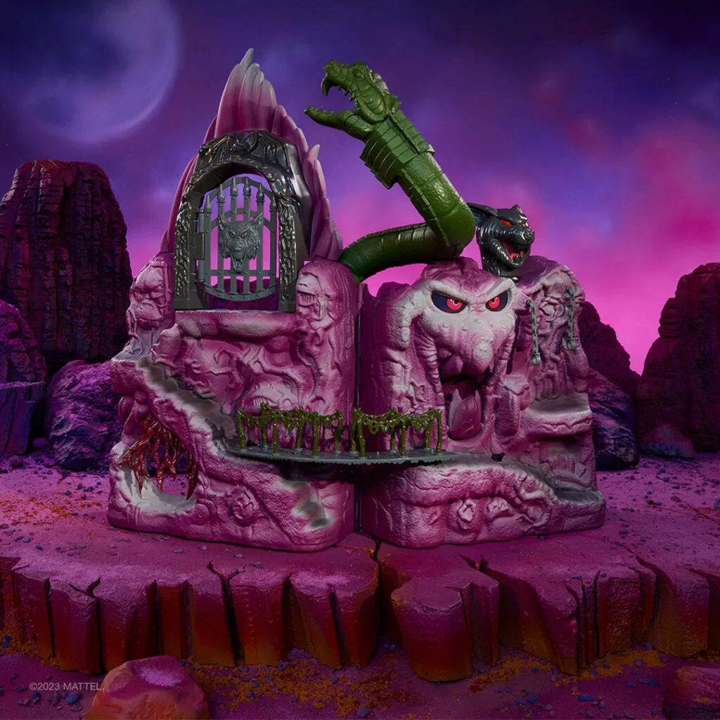 Il set da gioco Mattel Masters of the Universe Origins Snake Mountain è davvero figo