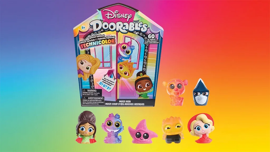 I Disney Doorables sono ancora più colorati.