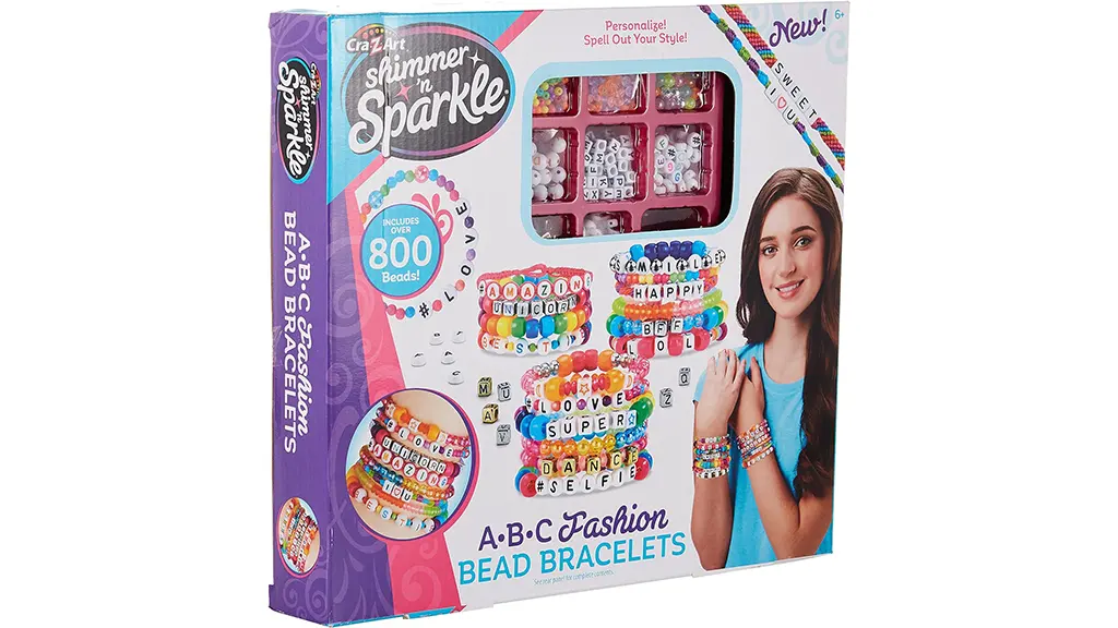 Esprimi te stessa con i braccialetti di perline della moda Shimmer ‘n Sparkle ABC.