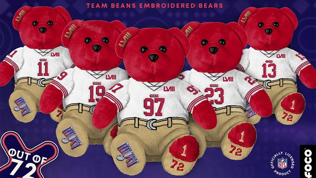 Festeggia il 58° Super Bowl con gli orsacchiotti in edizione limitata FOCO