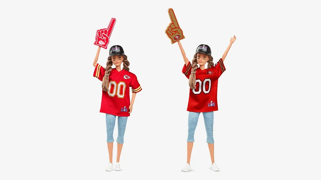 Questi nuovi prodotti Super Bowl di Mattel Creations sono pronti per il giorno della partita