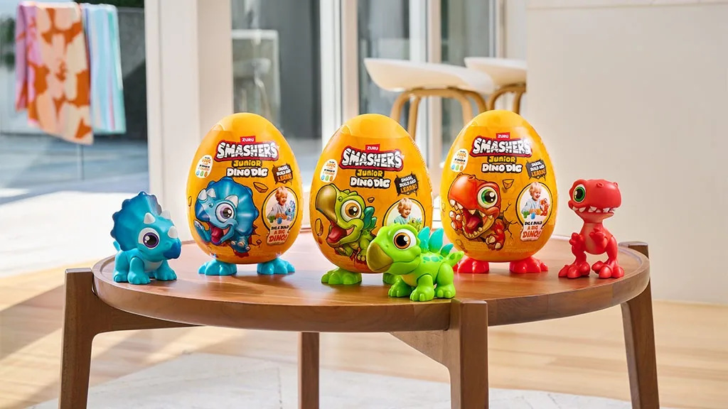 La nuova serie Smashers di ZURU contiene i cuccioli di dinosauro più adorabili