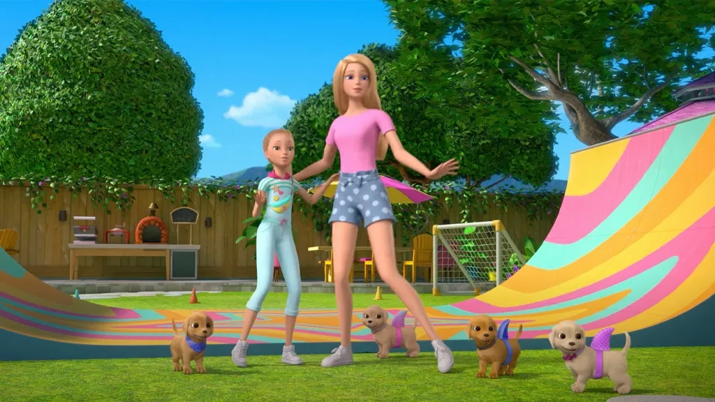Nel trailer di "Barbie e Stacie vengono in aiuto" compaiono amici vecchi e nuovi.