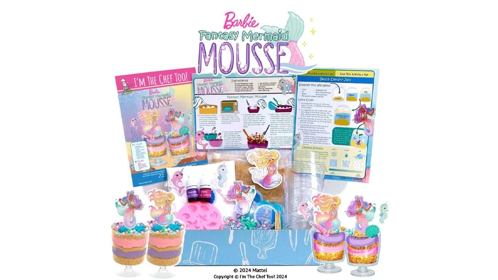 Questi set da forno a tema Barbie combinano scienza, arte e cucina