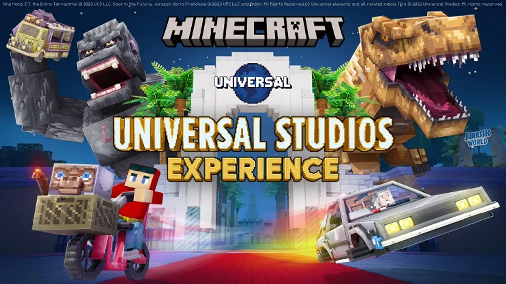 Esplora gli Universal Studios attraverso una nuova mappa di Minecraft!