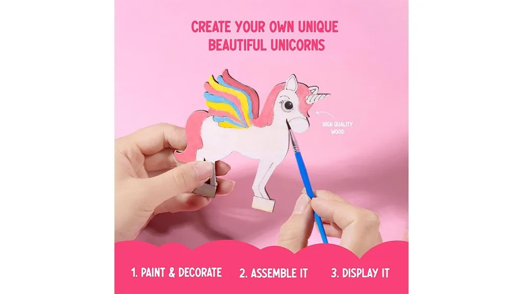 Presentazione prodotto: Craft HappiToys Crea da te Set di pittura Unicorno e Nuvola