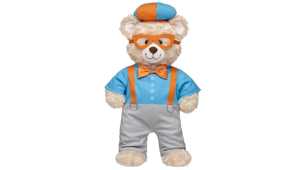 I bambini possono vestire il loro peluche Build-A-Bear con un nuovo costume di Blippi
