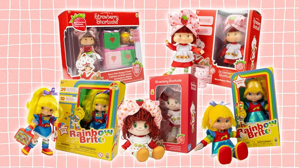 Arricchisci la tua collezione con queste bambole Rainbow Brite e Strawberry Shortcake
