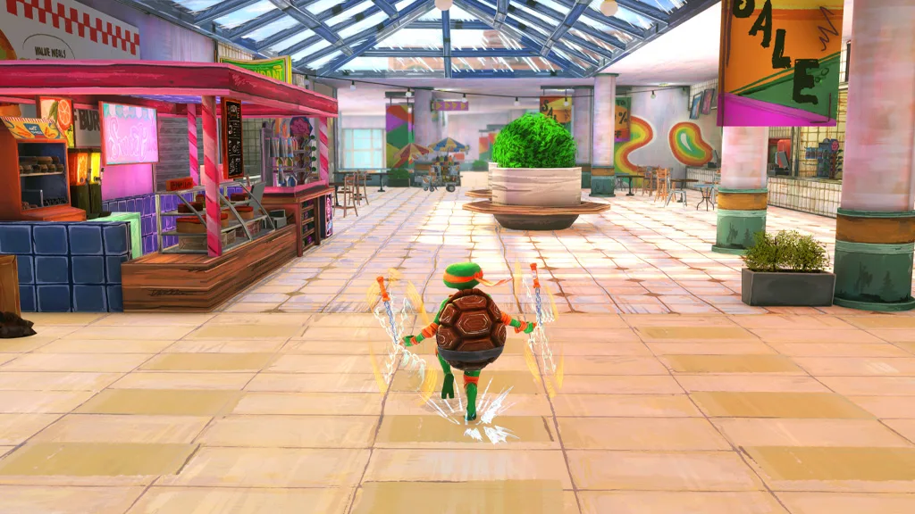 Unisciti alle tue tartarughe preferite nella battaglia nel gioco "Tartarughe Ninja: Mutant Mania"