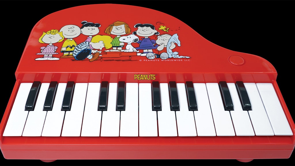 Nuovi giocattoli musicali a tema Snoopy per un'atmosfera perfetta