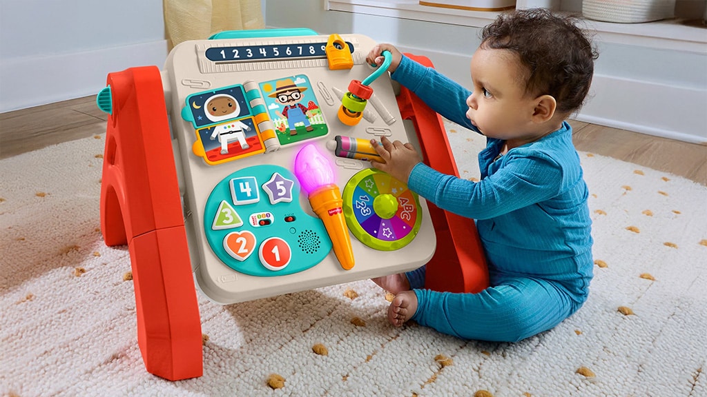 Fisher-Price Laugh & Learn 4 in 1 Tavolo gioco e Lavagna da Disegno