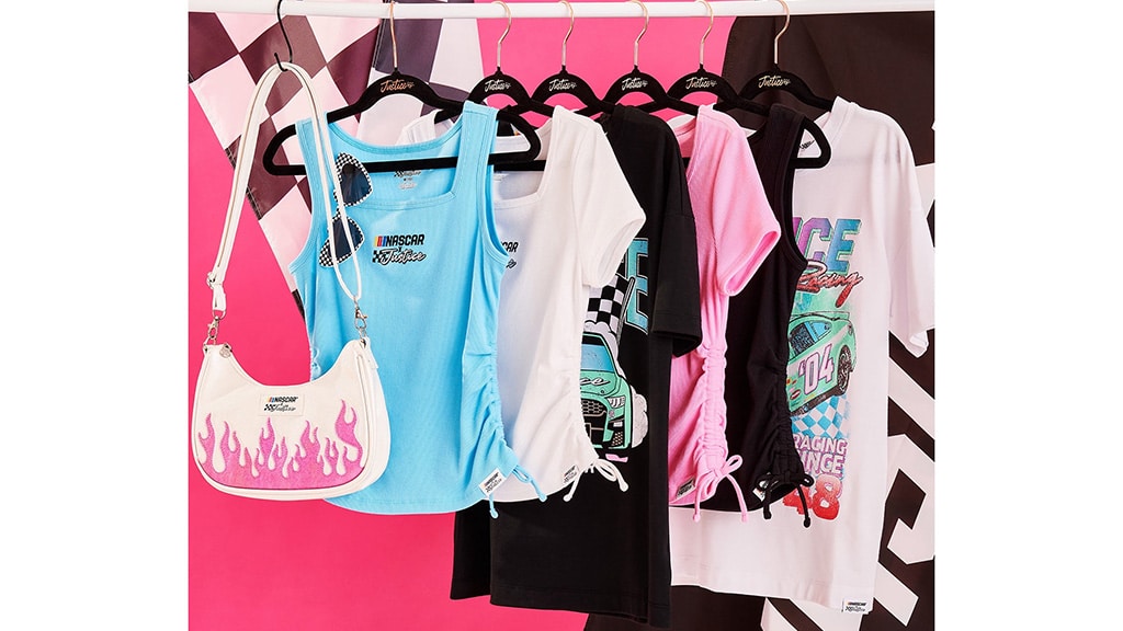 La collezione NASCAR di Justice porta rapidamente la moda agli adolescenti