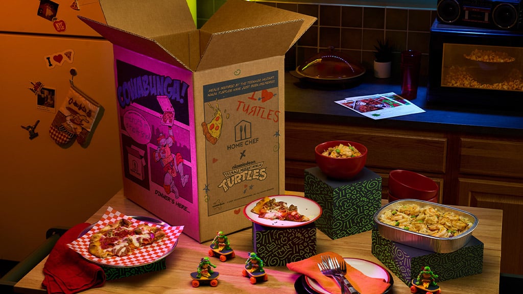 Home Chef aggiunge mutanti al menu con i nuovi piatti delle Tartarughe Ninja