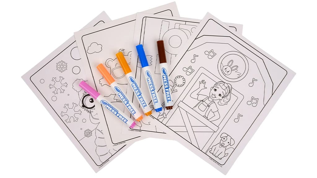 Molti entusiasti per i nuovi libri da colorare Ms. Rachel Crayola