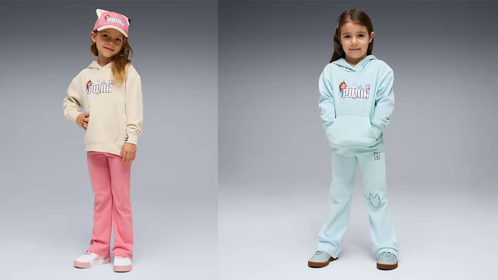 PUMA offre un look perfetto con la nuova collezione di abbigliamento di Gabi's Dollhouse