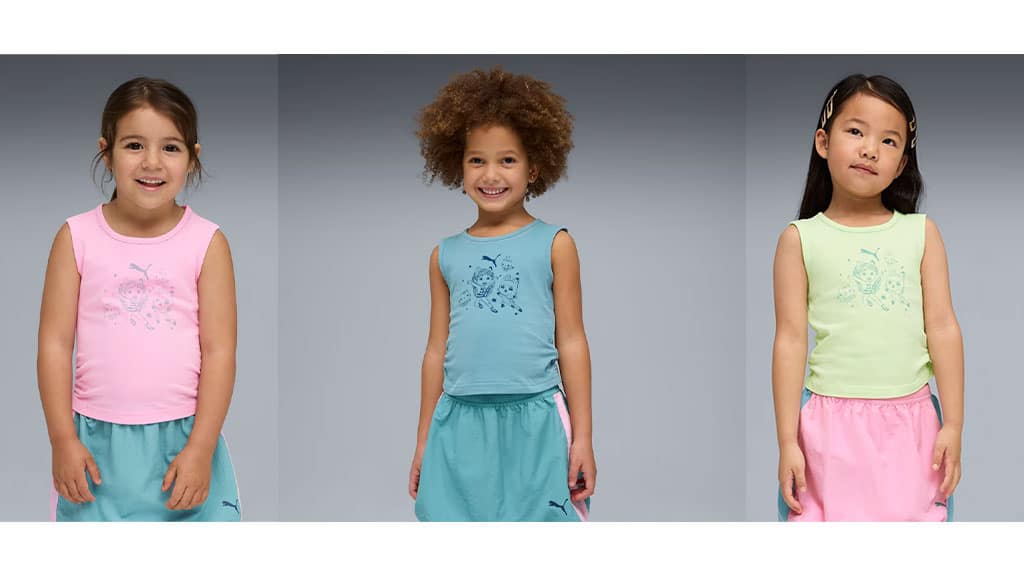 PUMA offre un look perfetto con la nuova collezione di abbigliamento di Gabi's Dollhouse