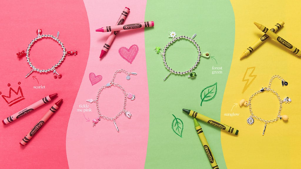 Mostra i tuoi veri colori con i braccialetti Alex and Ani Crayola!