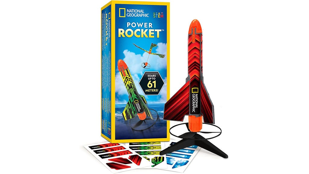 Giocattolo aereo Blue Marble National Geographic Power Rocket