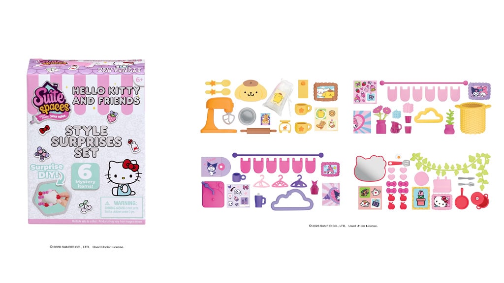 Goliath Sanrio ha presentato la dolce collezione di accessori per la figura di gioco Hello Kitty