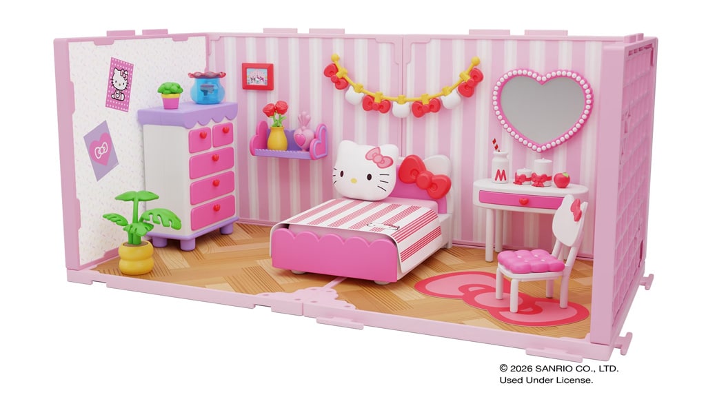 Goliath Sanrio ha presentato la dolce collezione di accessori per la figura di gioco Hello Kitty