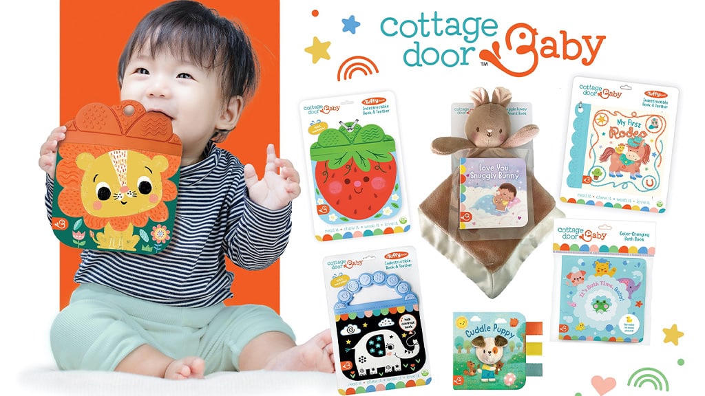 La Porta del Cottage Baby stimola le abilità di lettura e scrittura precoci nei neonati