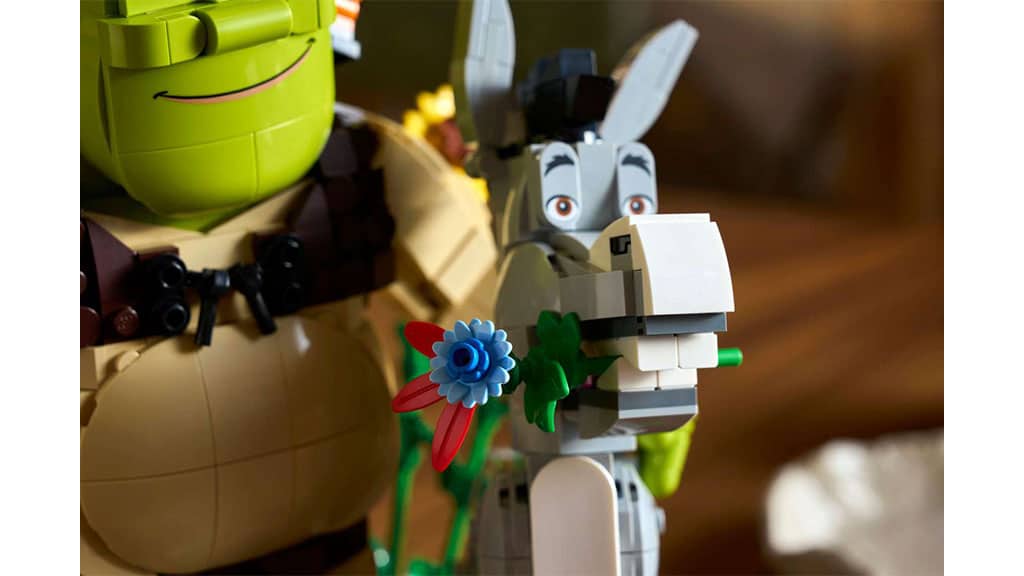 Il set LEGO Ideas di Shrek, Asino e Gatto con Stivali