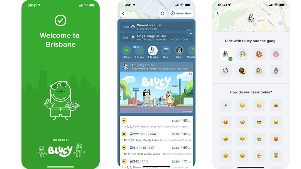 Viaggia con Bluey nella vita reale con la nuova funzione Kids di Citymapper