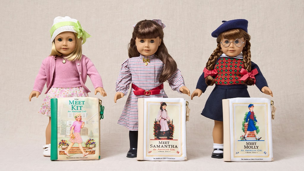 I bambini possono vestirsi con le loro bambole con queste eleganti borse a tema American Girl