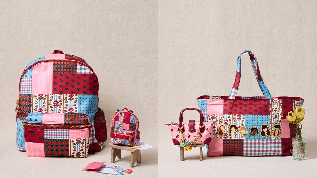 I bambini possono vestirsi con le loro bambole con queste eleganti borse a tema American Girl