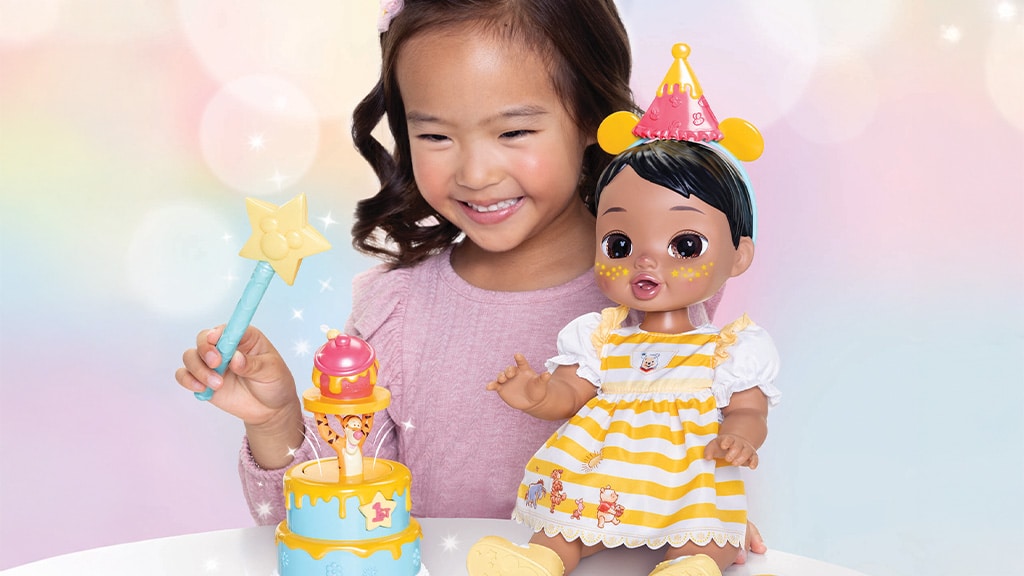JAKKS Pacific Disney Darlings Sorprese di compleanno magiche Winnie the Pooh
