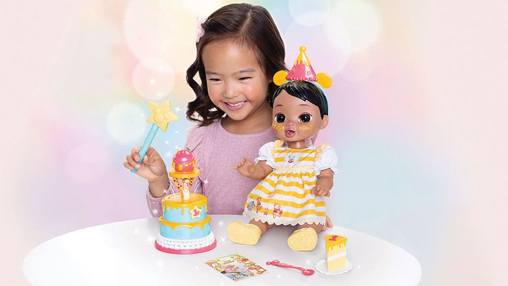 JAKKS Pacific Disney Darlings Sorprese di compleanno magiche Winnie the Pooh