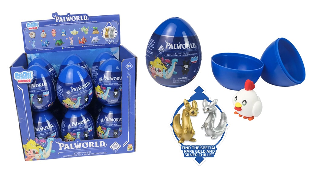 Le uova misteriose Cheebee miniatura Palworld di The Loyal Subjects
