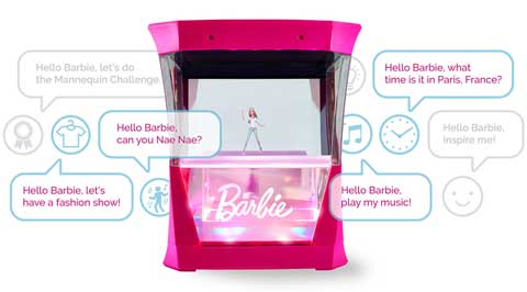 Barbie Hologramma Interattiva di Mattel