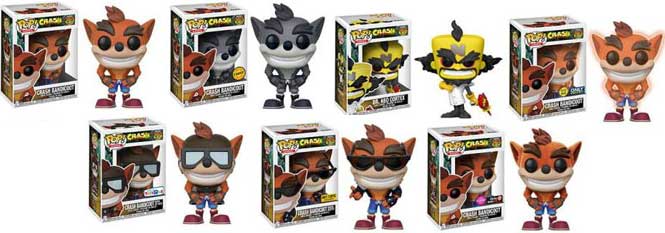 Figure Crash Bandicoot POP! presto da Funko Toys