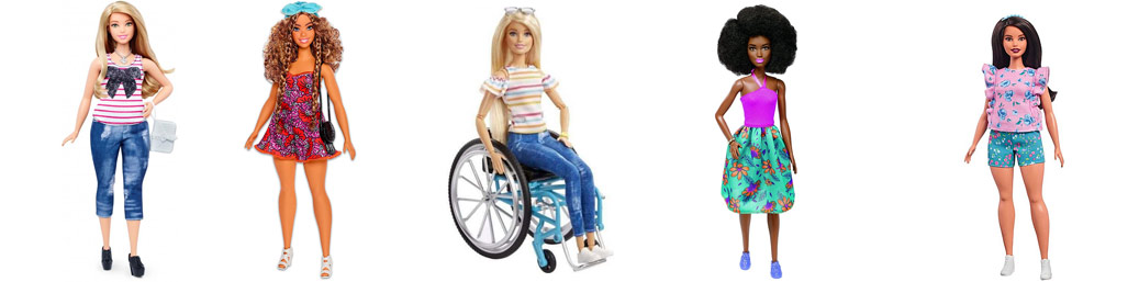 Nuove bambole Barbie su richiesta del pubblico